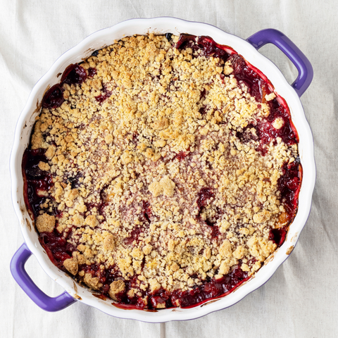 Triple Berry Cobbler