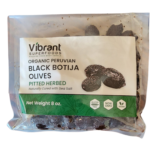 Organic Peruvian Black Botija Olives