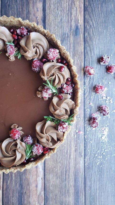 Christmas Chocolate Tart