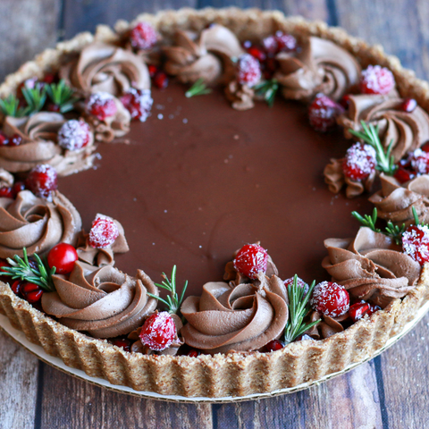 Christmas Chocolate Tart